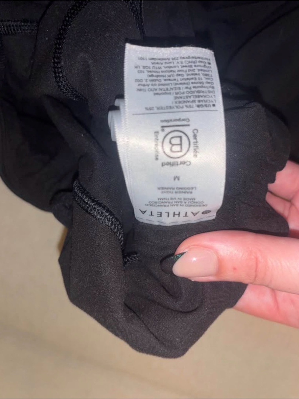 Athleta Rainier Tight Leggings - Black, Size M - Picture 7 of 9
